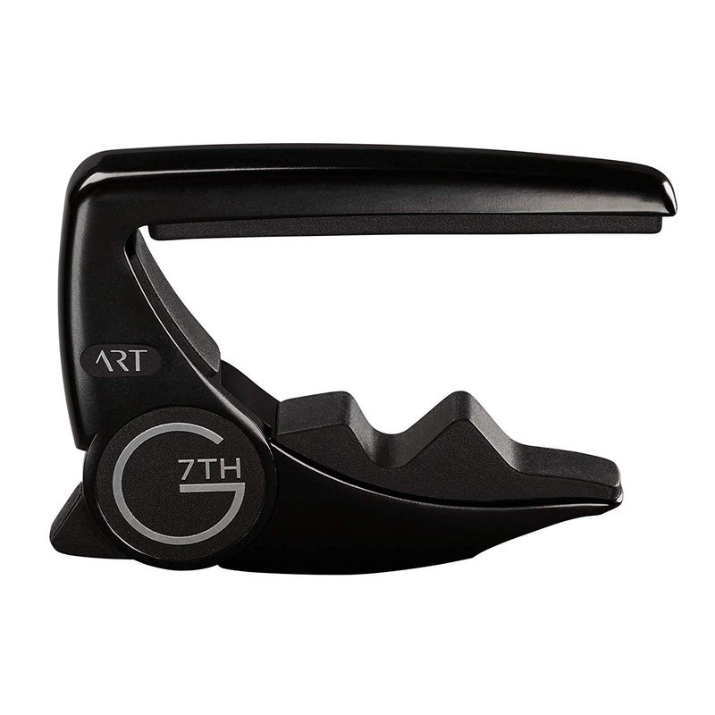 G7th Performance 3 ART Capo - 6 String, Satin Black - Bundled with Dunlop Variety Pick Pack - Image 2